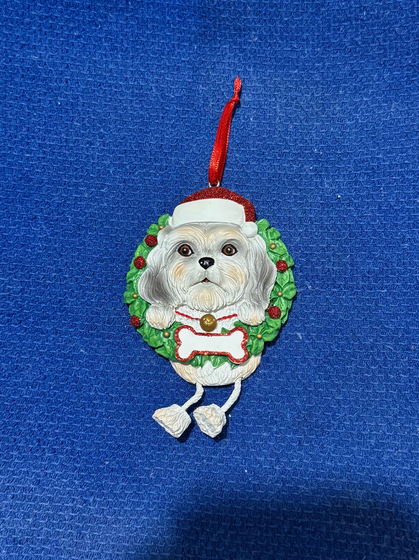 Adorno Navideño Shih Tzu