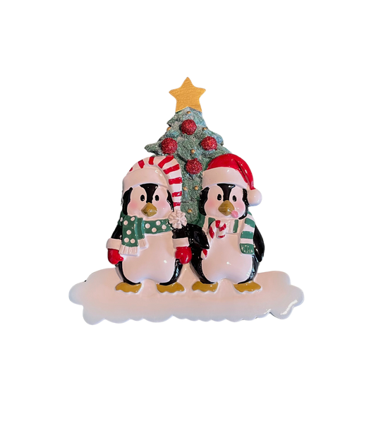 Adorno de mesa Navideño Pingüinos (2)