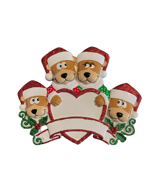 Adorno de mesa Perritos Navideños (4)