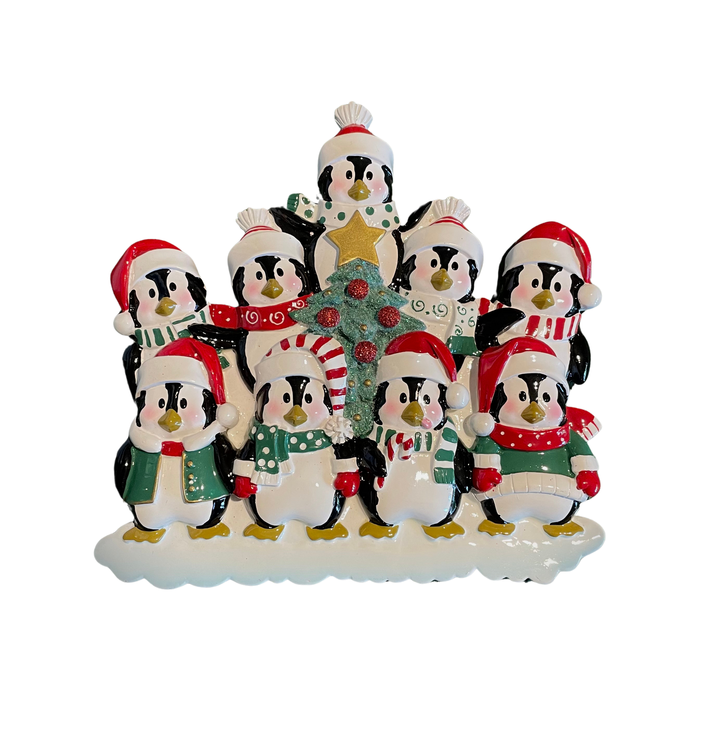 Adorno de mesa Navideño Pingüinos (9)