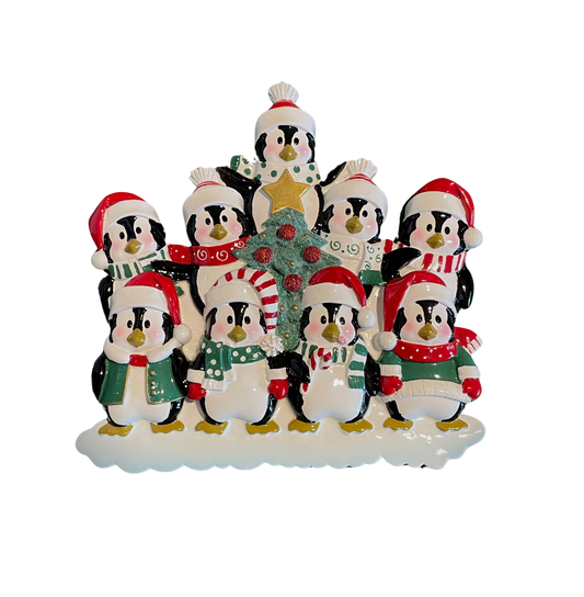 Adorno de mesa Navideño Pingüinos (9)