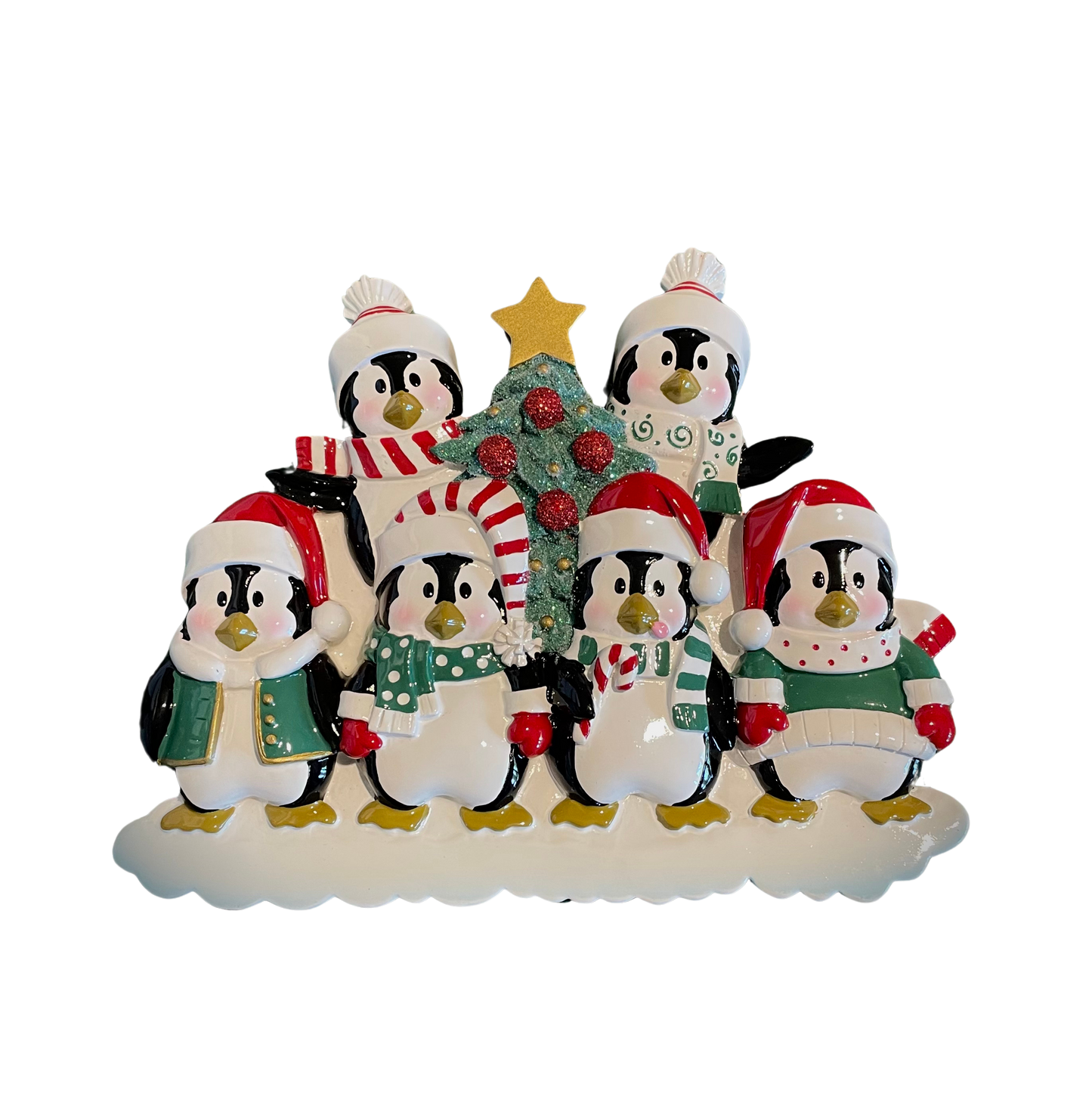 Adorno de mesa Navideño Pingüinos (6)