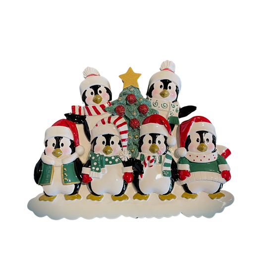 Adorno de mesa Navideño Pingüinos (6)