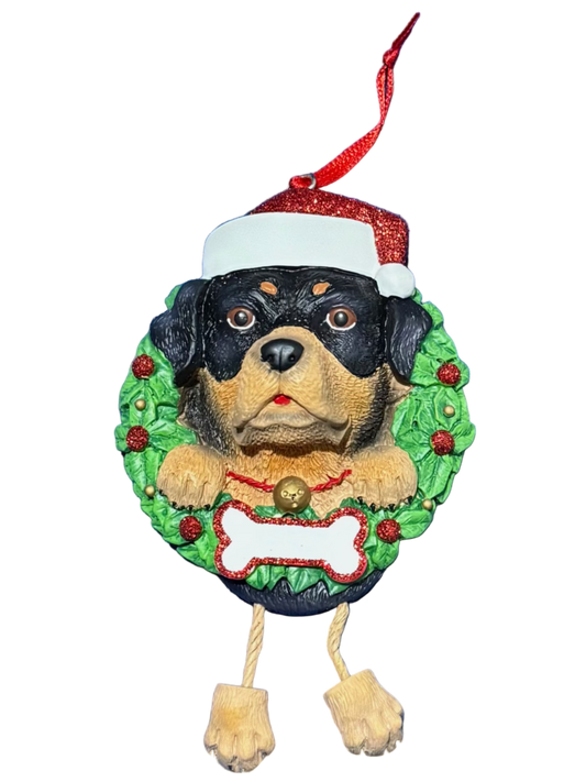 Adorno Navideño Rottweiler