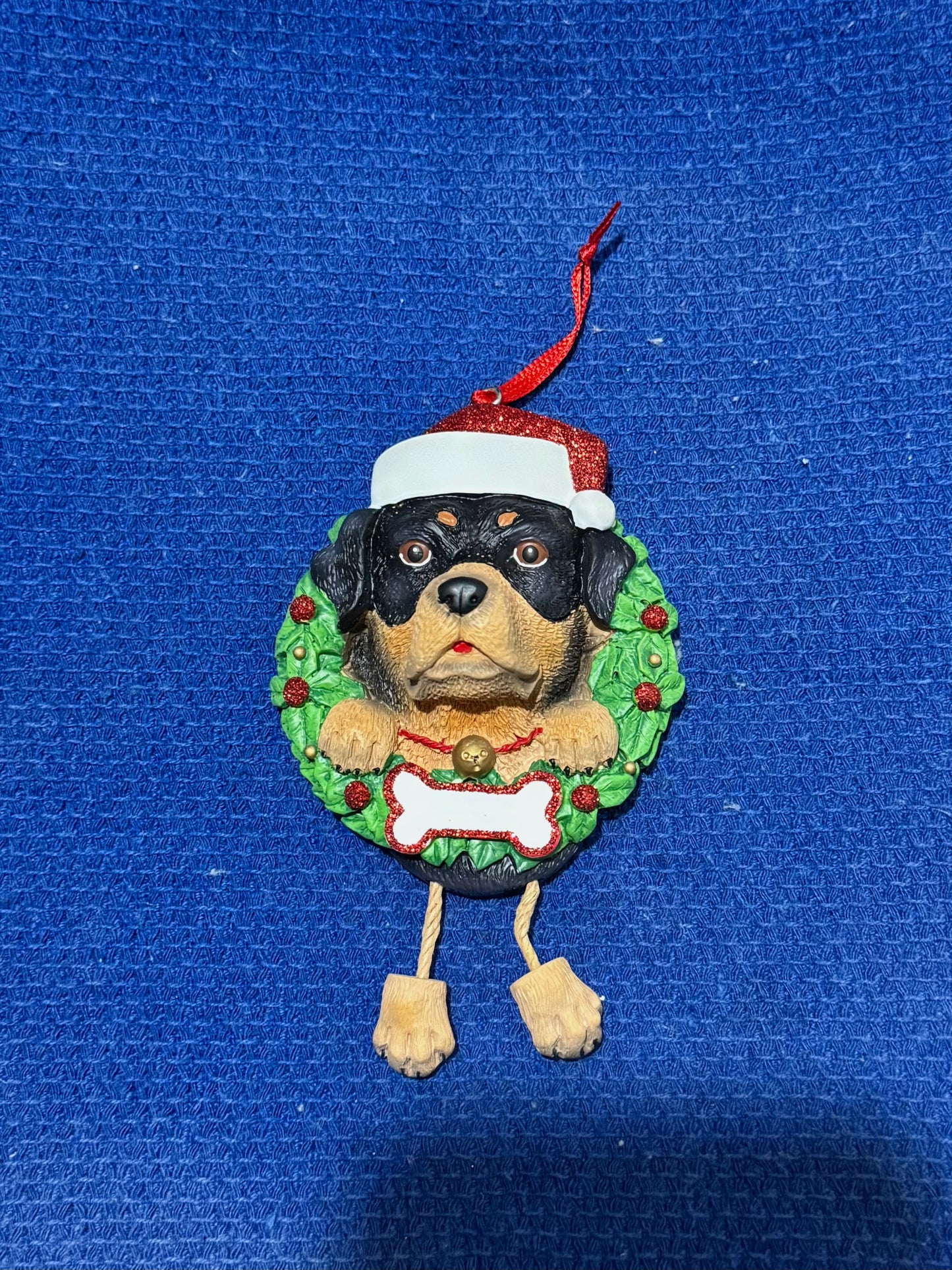 Adorno Navideño Rottweiler