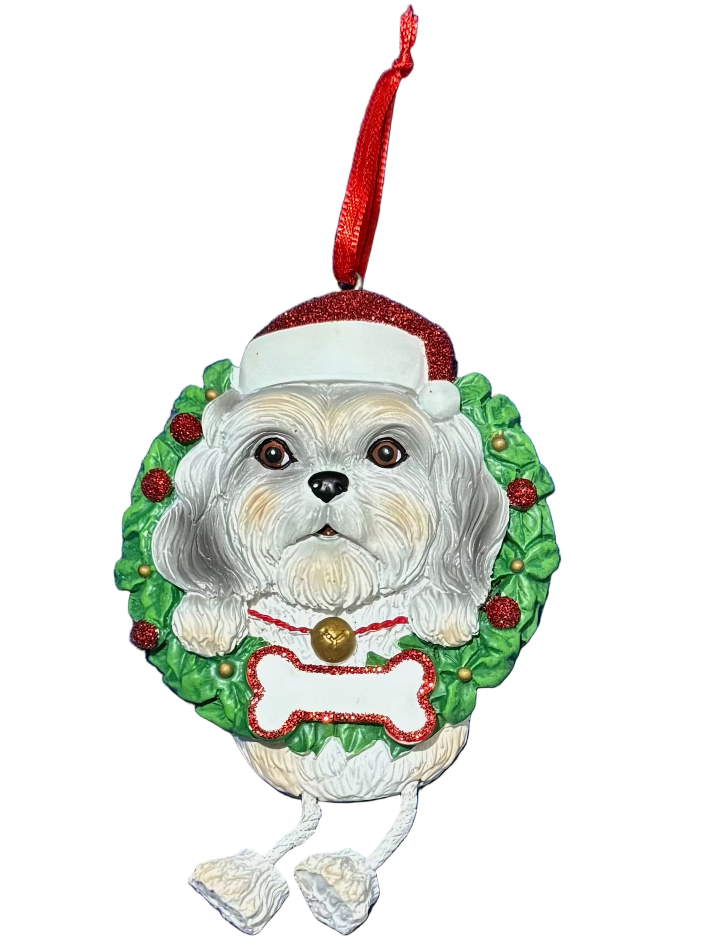 Adorno Navideño Shih Tzu
