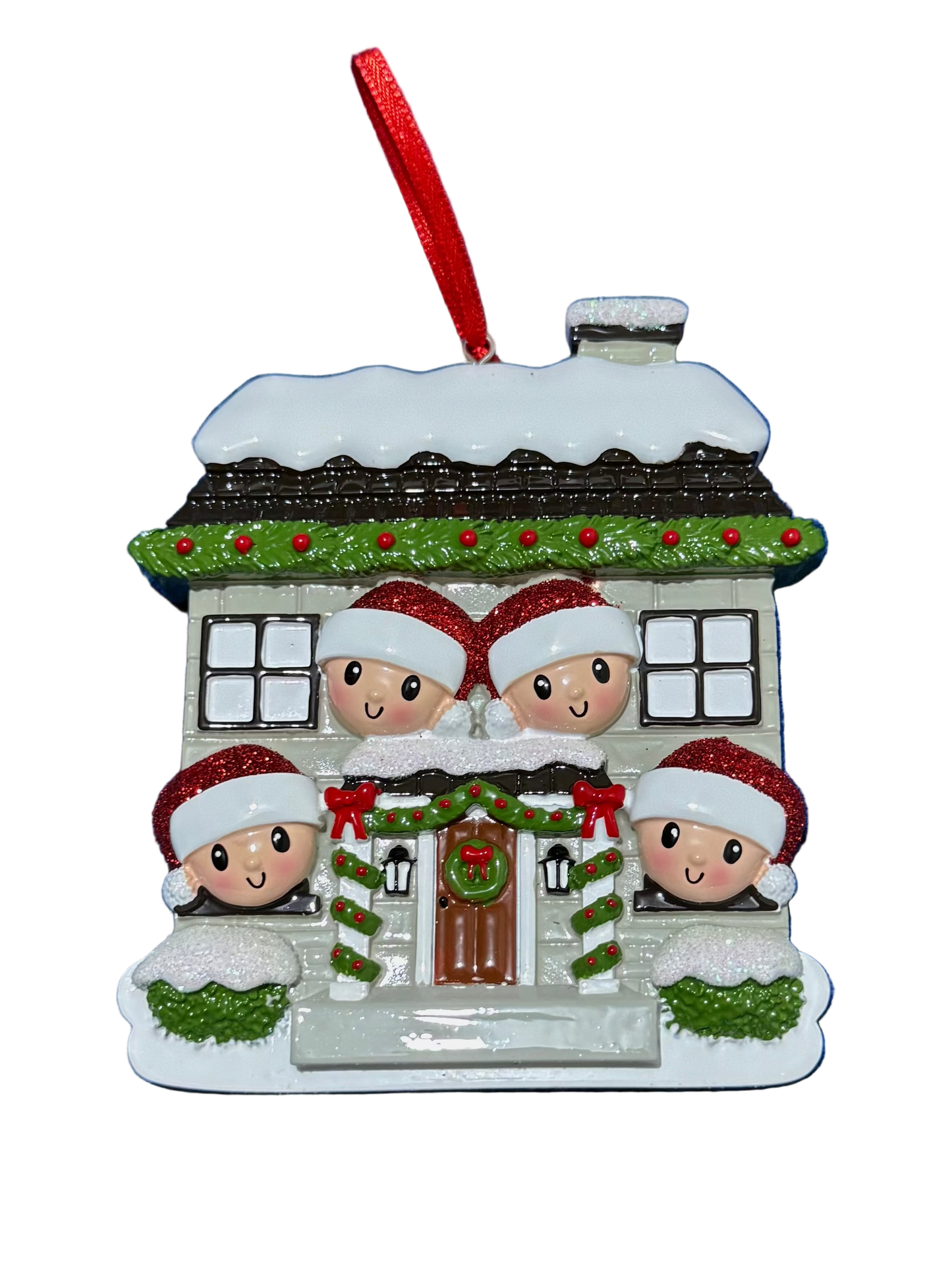 Adorno Casa Navideña para 4