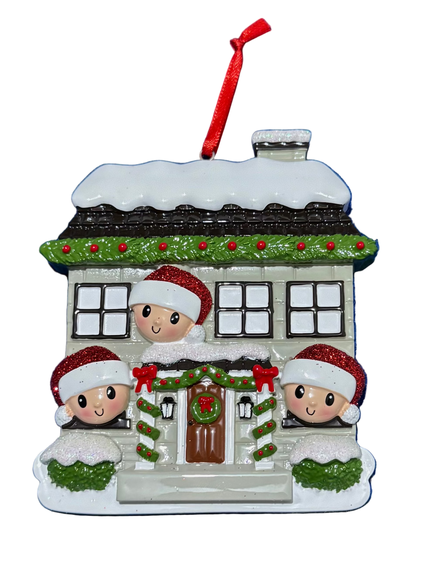 Adorno Casa Navideña para 3