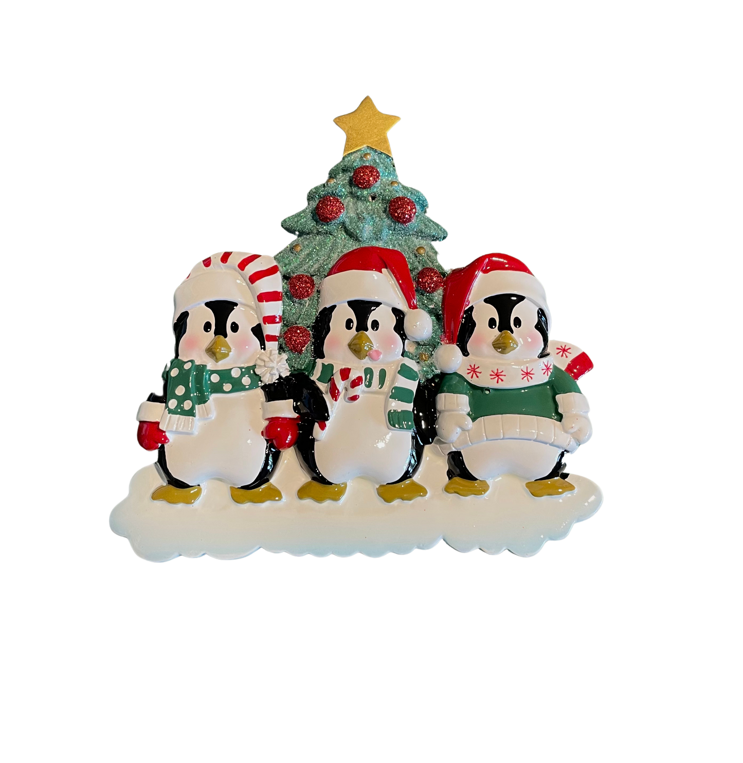 Adorno de mesa Navideño Pingüinos (3)