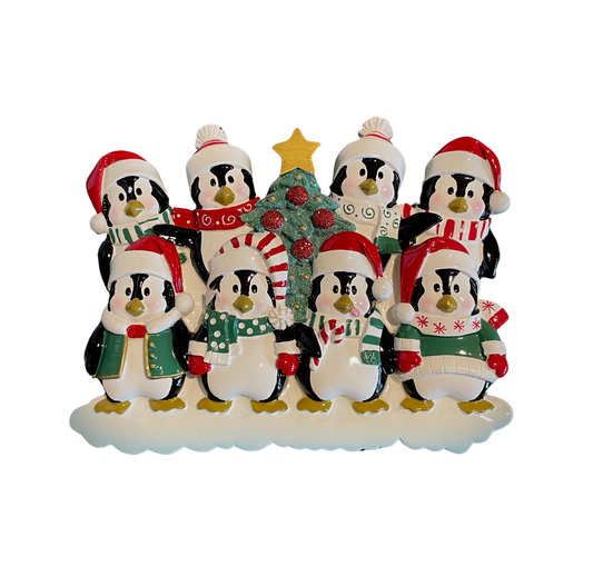 Adorno de mesa Navideño Pingüinos (8)